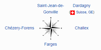 Communes limitrophes